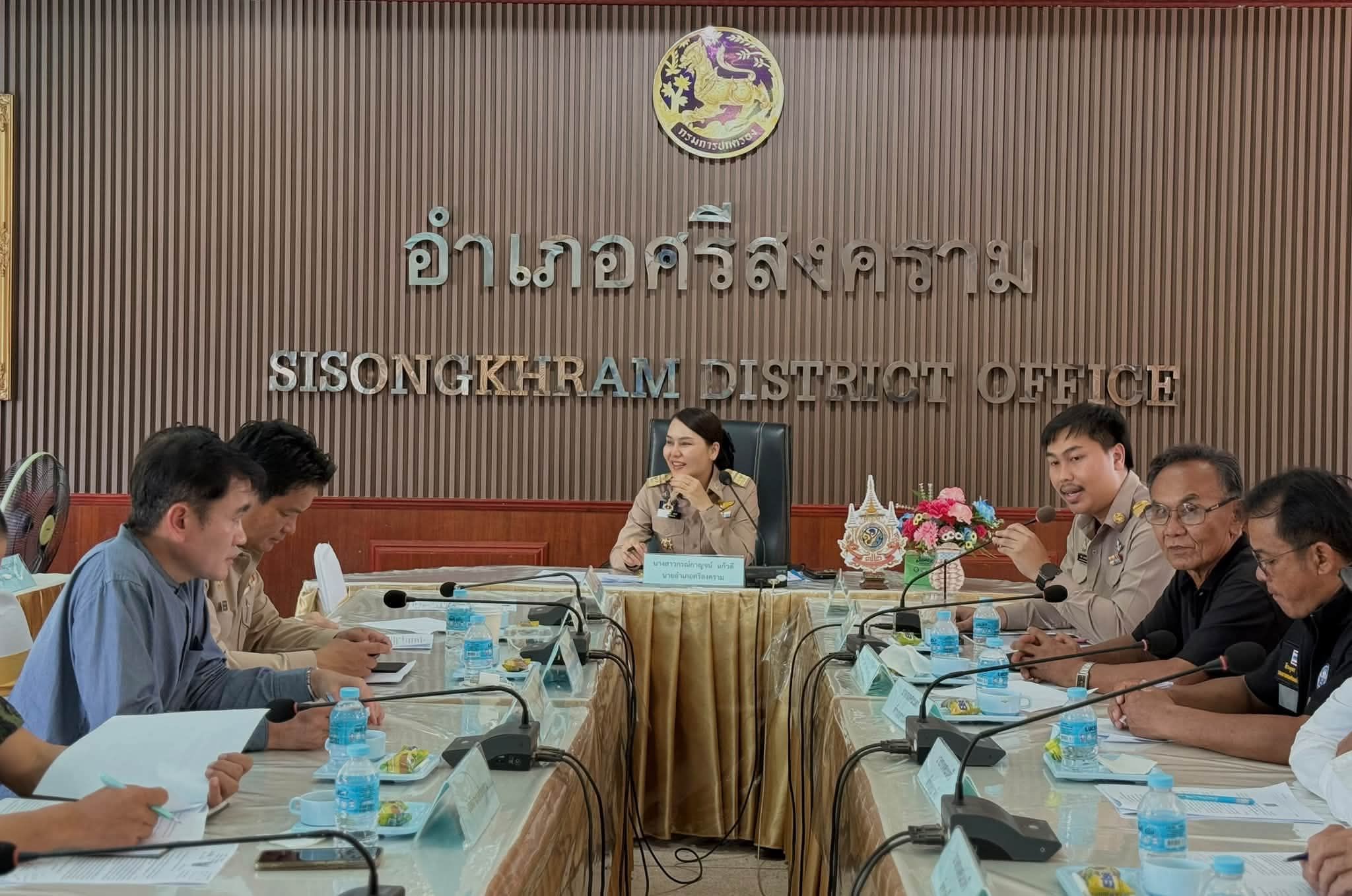 พช.ศรีสงคราม:ร่วมการประชุมหัวหน้าส่วนราชการ/รัฐวิสาหกิจ ครั้งที่ 9/2569 ประจำเดือนกันยายน ณ ห้องประชุมที่ว่าการอำเภอศรีสงคราม ชั้น 2